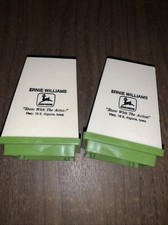 John Deere Ernie Williams Algona, IA Vtg MCM Retro Salt & Pepper Shakers