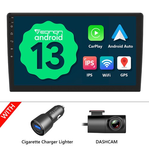 Double 2DIN 10.1" IPS Android Auto 13 Car Stereo Radio GPS Navi CarPlay WiFi RDS - Picture 23 of 30