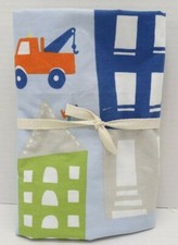 Pottery Barn Kids Trucks Cars Buildings Standard Soft Sham Multi Blue 9592