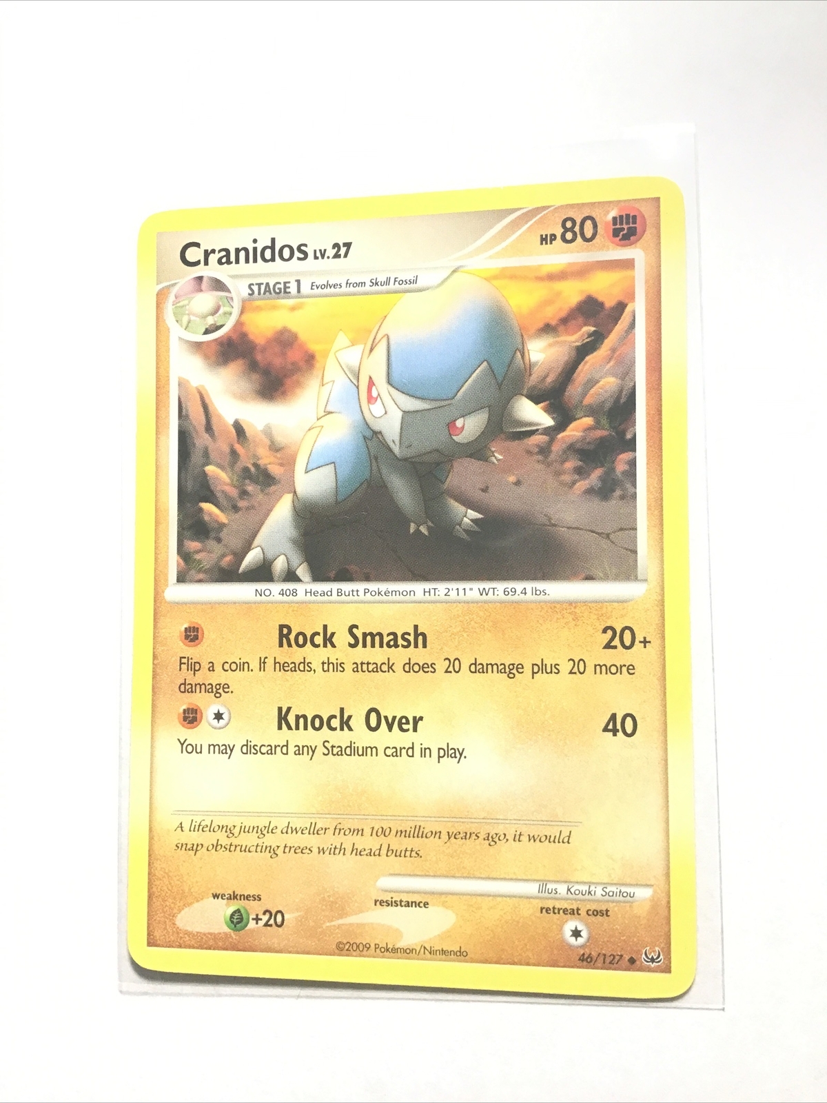 CRANIDOS - 46/127 - Platinum - Pokemon Card - LP