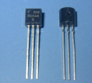 50x bc548c-dio transistor NPN bipolar 30v 100ma 500mw to92 bc548c