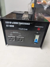 TOPOW ST-1000 Watt 110 220 Volt Voltage Converter 110v 220v Transformer