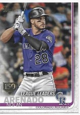 2019 Topps Series 1 Baseball 150th Anniversary Nolan Arenado Rockies
