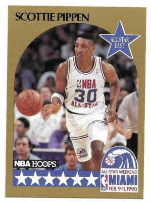 SCOTTIE PIPPEN 1990-91 HOOPS ALL STAR SP CARD NM-MT+ CONDITION CHICAGO BULLS