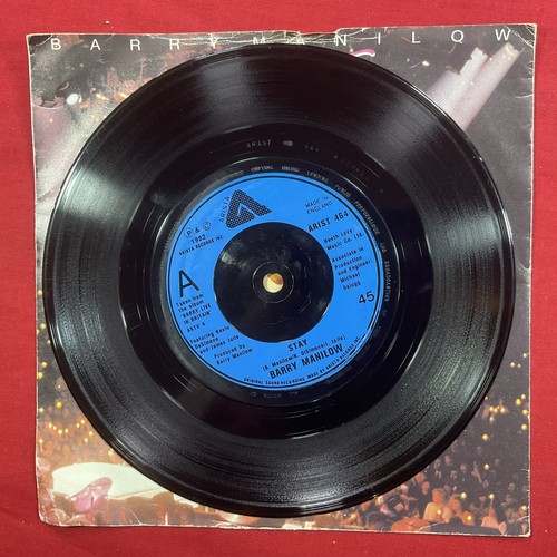 Barry Manilow, Stay, Arista Records, 7” Vinyl Single 1982 Record - Picture 4 of 4