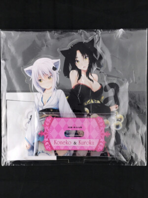 High School DxD Koneko Kuroka 15th Anniversary Online Kuji Acrylic Stand Figure