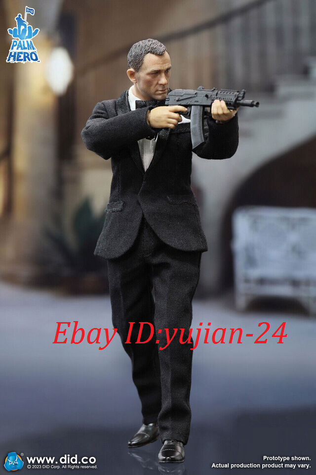 1/12 DID XT80018 Agent 007 M16 James Bond Male Action Figure In