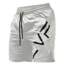 Shorts Deportivos De Hombre Pantalones Cortos Para Correr Entrenar Gimnasio New