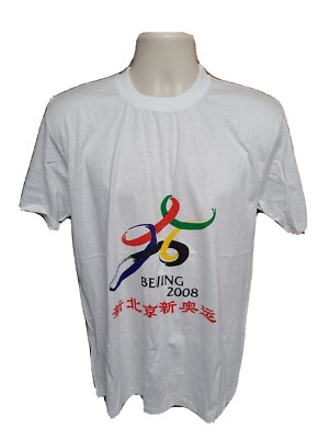 2008 Beijing Olympic Games Womens White XL TShirt