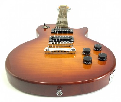 Get Cheap LP Style FLAME MAPLE SUNBURST Tobacco EXOTIC WOOD  Custom Electric Guitar