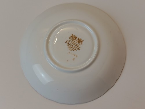 PARAGON Double Warrant  Bone China Teacup Saucer England Floating Dogwood Yellow - Picture 7 of 9