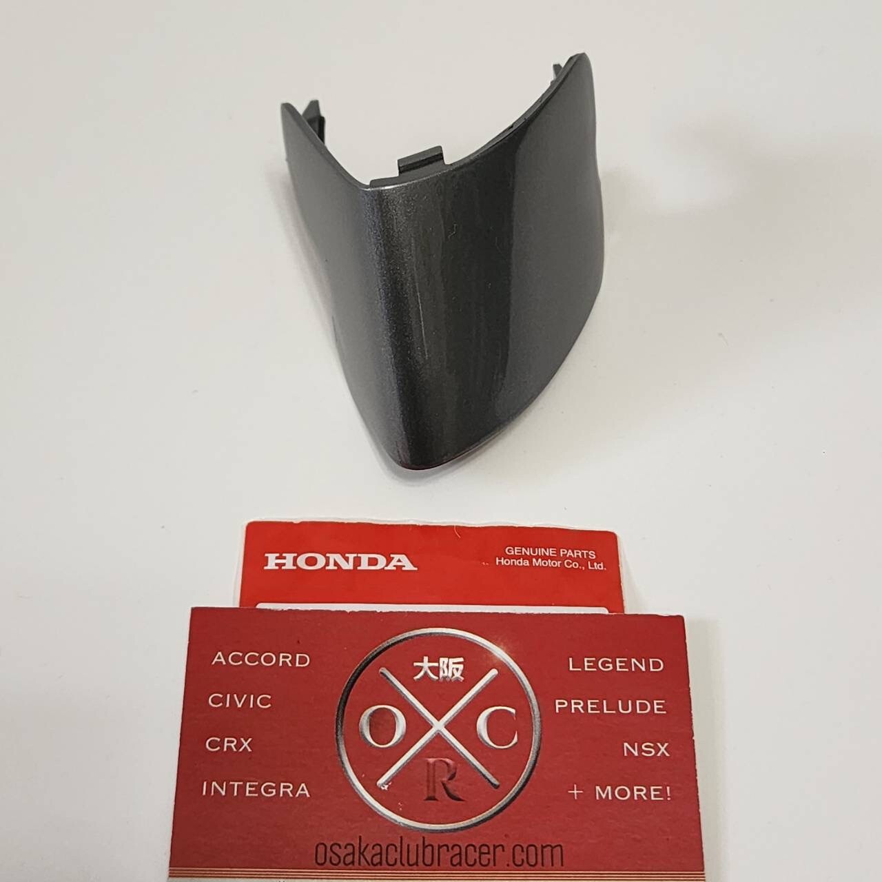 Genuine OEM 91-01 Acura NSX Front Bumper Tow Hook Cover Cap Kaiser Silver Honda