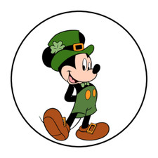 30 ST PATRICKS DAY STICKERS ENVELOPE SEALS LABELS 1.5" CUSTOM