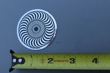 Spitfire Skateboard Wheels Silver Spiral End Original Z78 Skateboarding STICKER