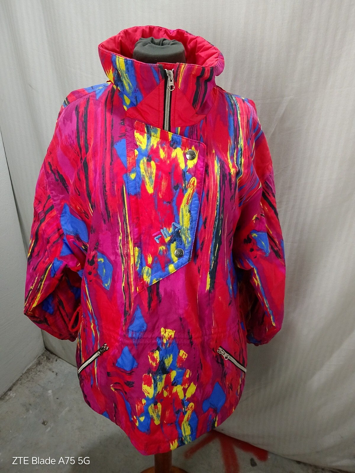 Articolo E282 giubbotto da neve donna Fila multicolore taglia IT44 cappuccio a