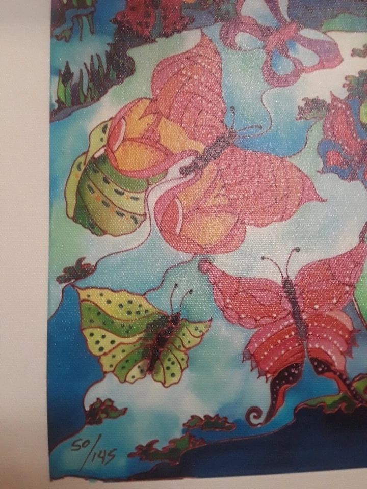 Linnea Pergola - 蝴蝶湾 II,限量版 Giclee 帆布 带真品证明 — 第 3/4 张图片