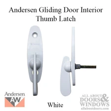 Andersen Thumb Latch Sliding Doors New Style Tribeca Interior Thumb Latch White
