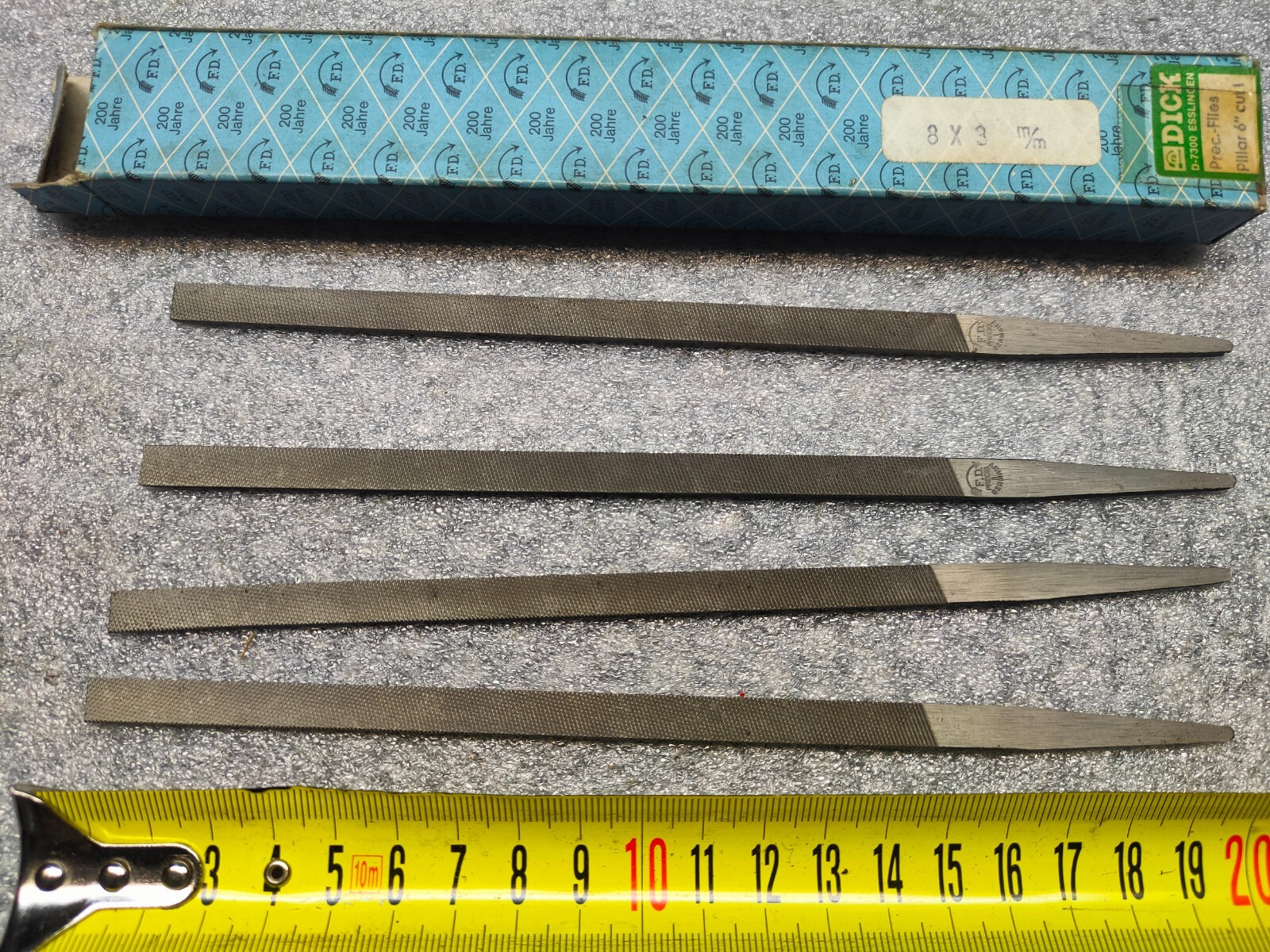 Set 4 Lime DICK 150mm 8x3mm Taglio 1 - Risultati Professionali Subito