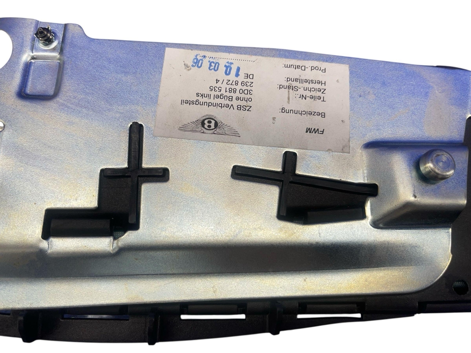 2006-2012 BENTLEY CONTINENTAL FLYING SPUR FRONT LEFT SEAT AIRBAG SRS ASSEMBLY