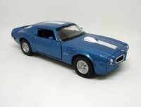 1972 Pontiac Firebird Trans Am - Blau - Welly 1:34-1:39 (12Cm) - Neu