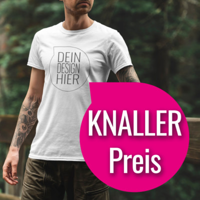 25 bedruckte T-Shirts DTF Shirts bedrucken lassen Gildan inkl. Wunschmotiv