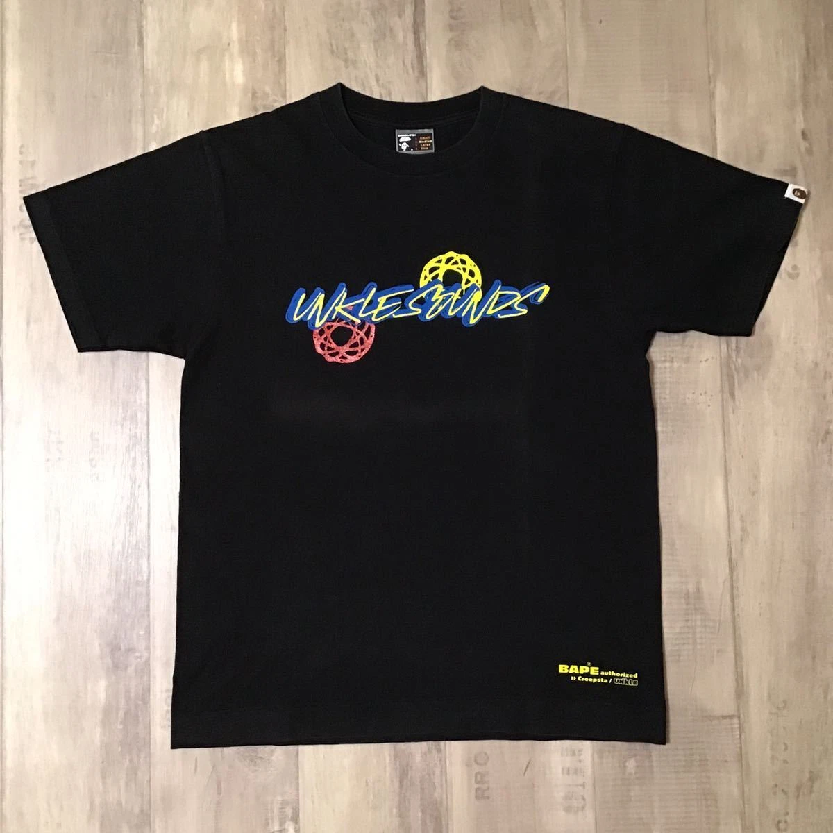 BAPE × unkle × futura T-shirt Black NIGO james lavelle A Bathing Ape Size M