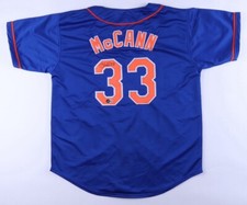 James McCann Signed Autographed Blue Baseball Jersey Beckett COA Catcher Inscrip