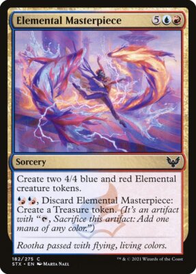 mtg elemental cards Magic the Gathering (mtg): STX: Elemental Masterpiece (x 4)