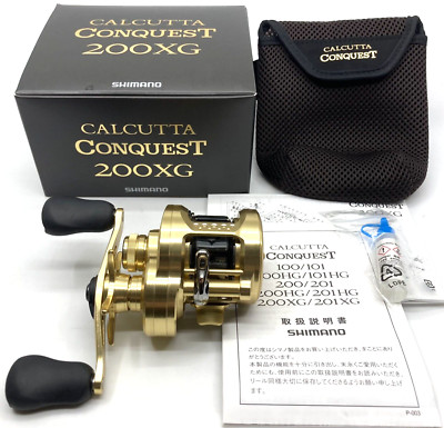 リール SHIMANO CALCUTTA CONQUEST 200XG SHIMANO Bait Reel 22 CALCUTTA CONQUEST 200XG Right Handle Made in