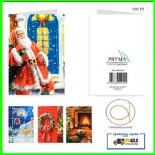 100 BIGLIETTI BIGLIETTO PER AUGURI DI NATALE NATALIZI  CARTOLINE VARIE FANTASIE