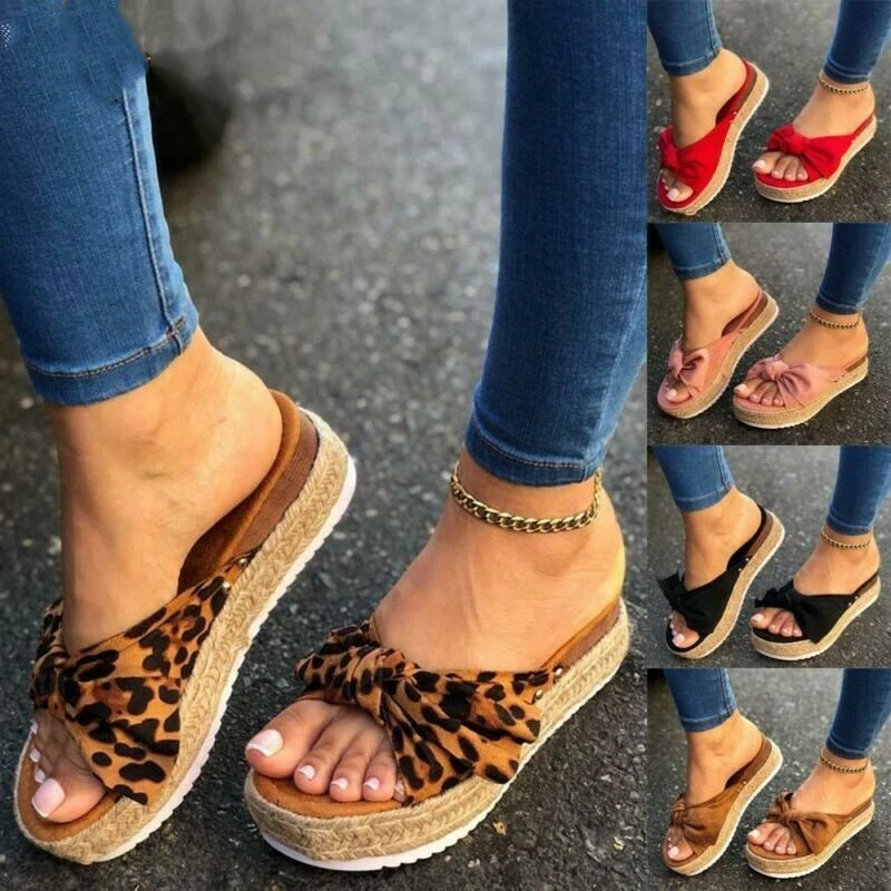 Low wedge peep toe sandals 2025
