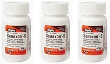 Rugby Senexon-S Stool Softener + Laxative 100 Tablets (3 Pack)