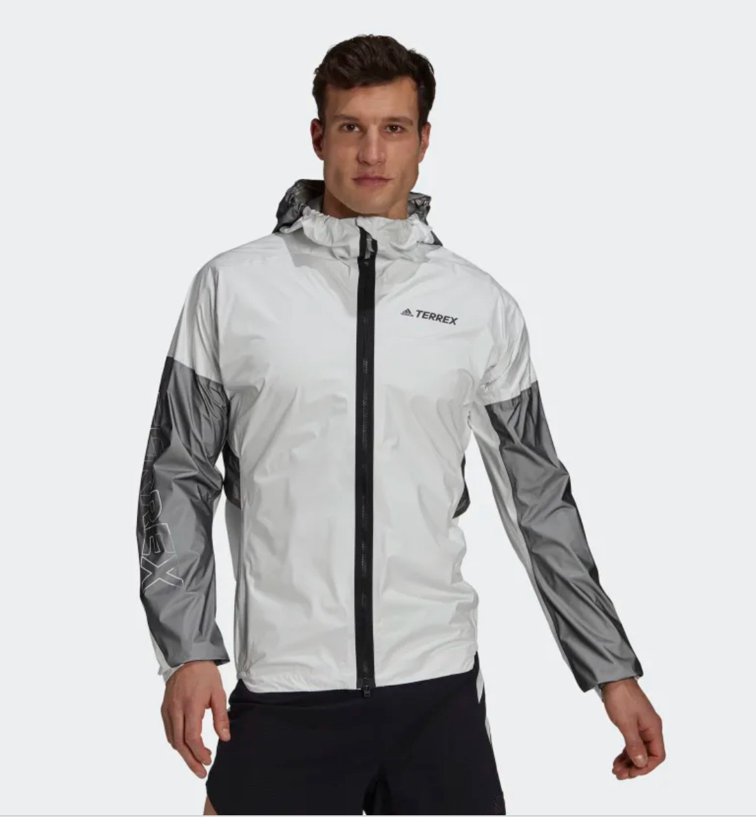 $300 Adidas Terrex Agravic Pro Ultralight Waterproof Rain Jacket Men’s ...