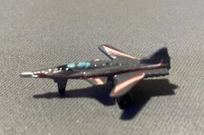 Micro Machines Vintage Toy Aircraft Dark Grey X-29 Mini Jet 1987 Galoob