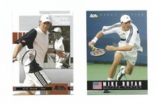 Mike Bryan - 2 (Two) 2005 Ace Authentic Tennis Trading Cards