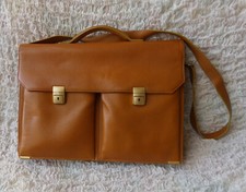 Borsa da lavoro, 24h, UOMO/DONNA Nazareno Gabrielli, pelle marrone chiaro