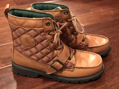 polo ranger boots tan leather