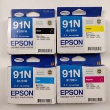 Epson Genuine Ink Cartridges BLACK CYAN MAGENTA YELLOW For Stylus C90/CX5500