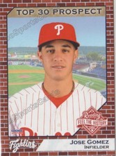 2018 Reading Fightins Top 30 Prospect Jose Gomez RC Rookie Phillies Minor VZ