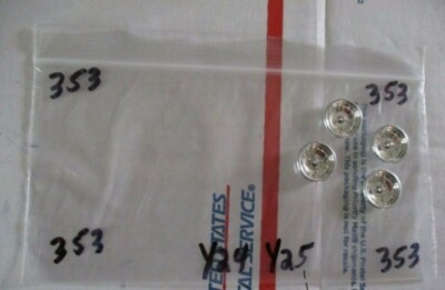 Four  (4) Chrome Wheels  scale unknow (Parts only) Package # 353