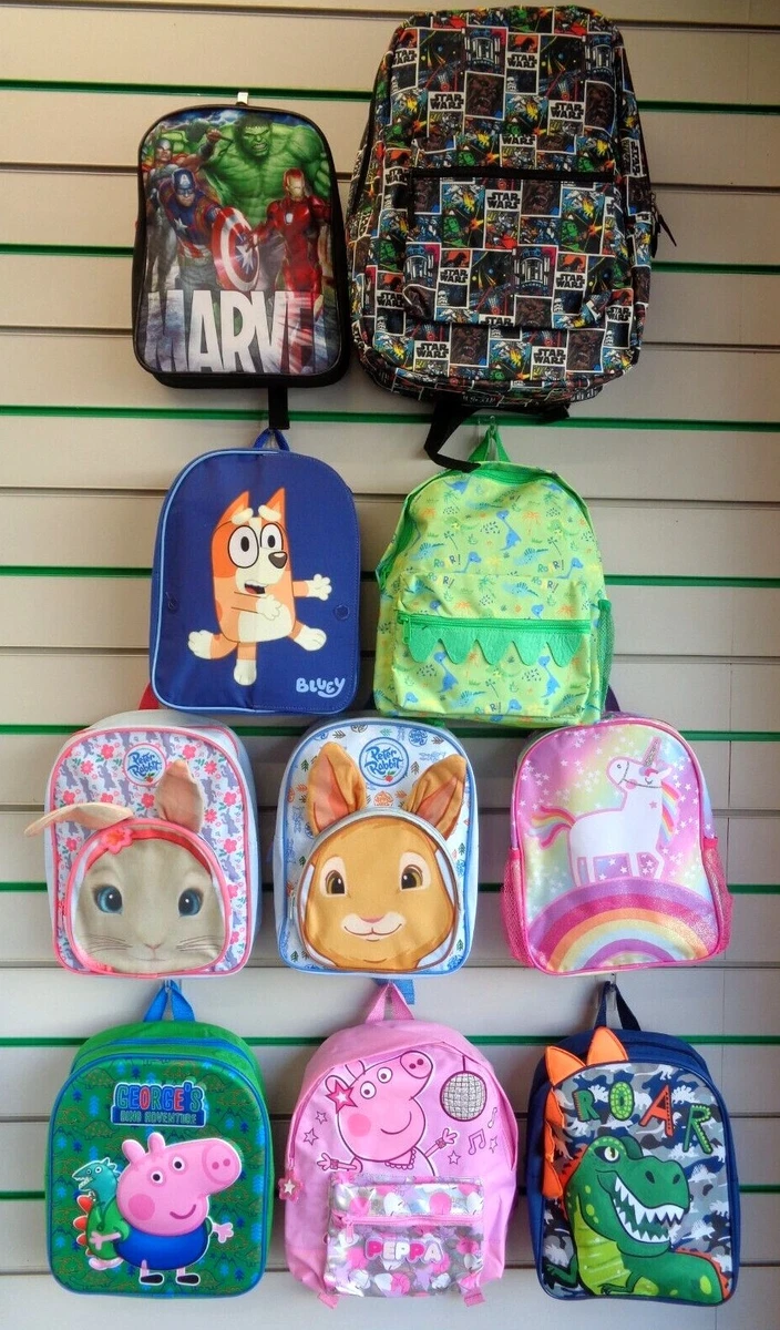 Children s Backpack Bluey Peppa Pig Avengers Peter Rabbit