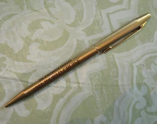 Godltone Chromatic Pen SS Rotterdam 1981 World Cruise Twist Click Pen