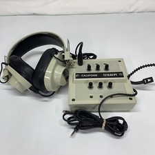 Califone 1216AV-PY Stereo Listening Center w/2924AV Headphones Untested