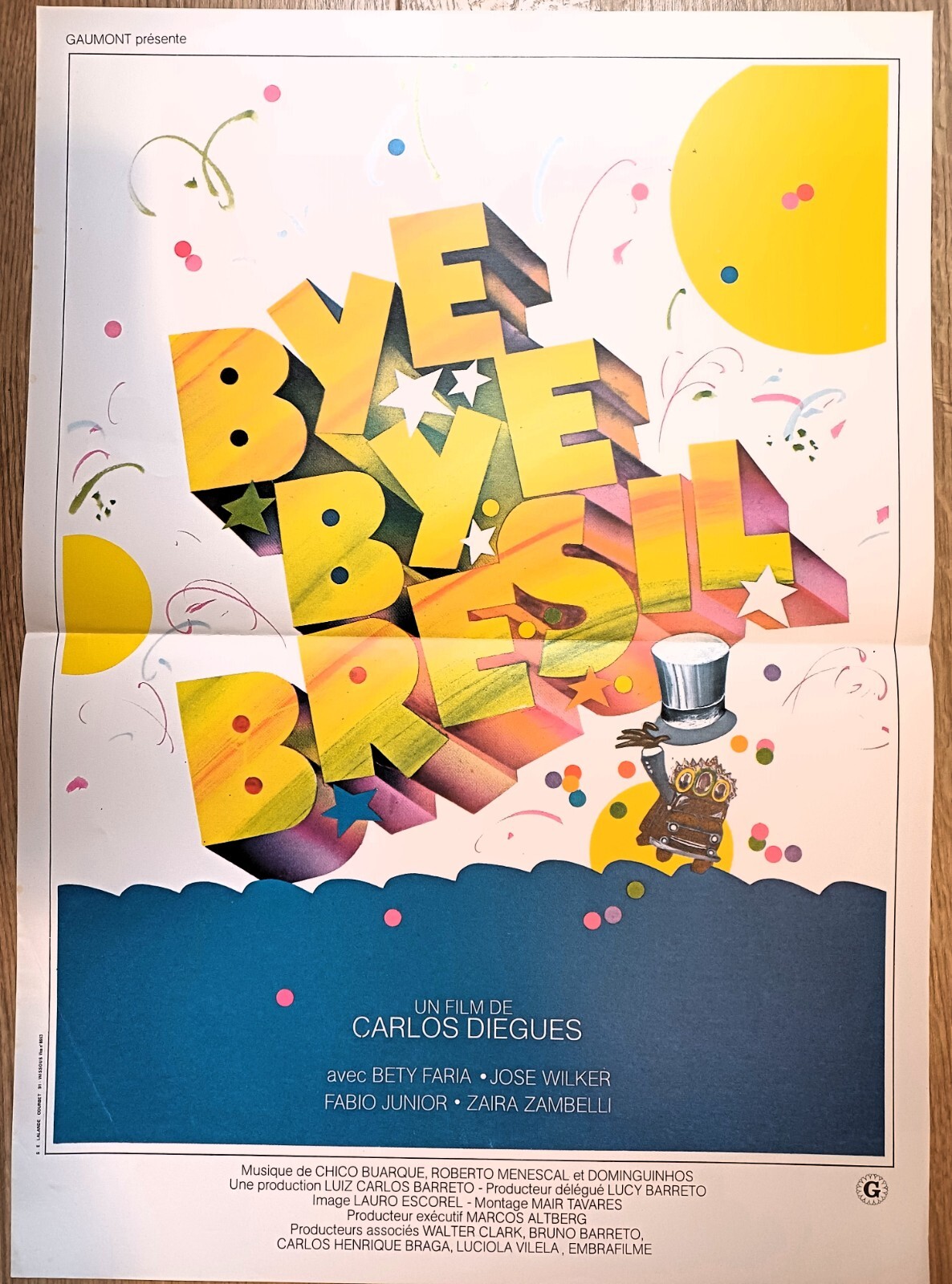 Poster Making Fil Movie Poster Bye Bye Brazil - 40 X 54 Cm | eBay UK