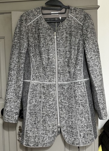 Coat/Jacket Longline By Designer “BASLER” Size 14 (EUR40) Brand New -Beautiful.