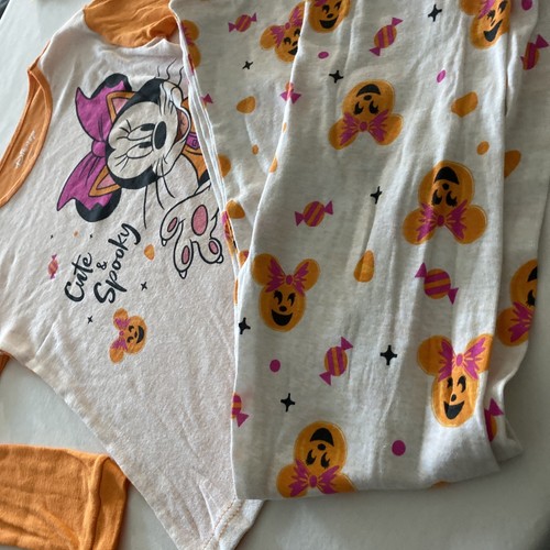 Halloween Disney Minnie Mouse Pajama Set 2 Pc Size 12 New - Picture 4 of 6