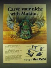 1985 Makita Power Tools Ad - DK1001 Cordless Drill Kit, 6010DL Drill Kit, GV5000