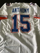 Gators Reidel Anthony signed Jersey 96 Nat Champ Inscription W/COA