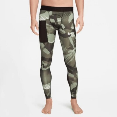 Nike Pro Dri-FIT Camo Men's Tights Running/Fitness/ Yoga/ Gym/ Cycling  (DQ8363) UK
