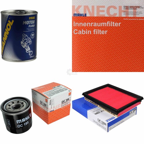 MAHLE Set Di Filtri Per Auto: Filtro Olio, Aria, Carburante E Abitacolo - Kit Ricambi Originali